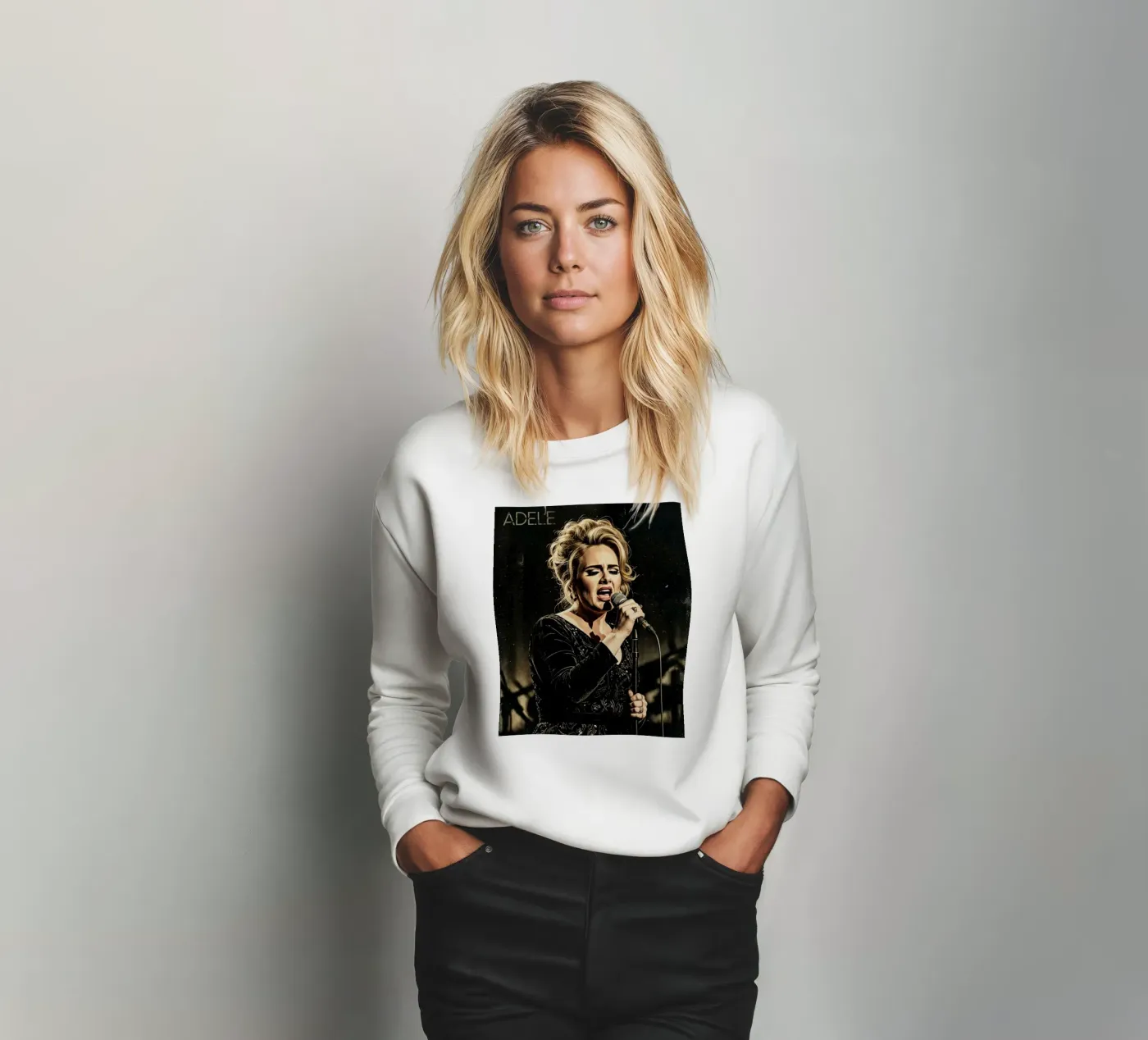Adele show felpa da Darah Juang
