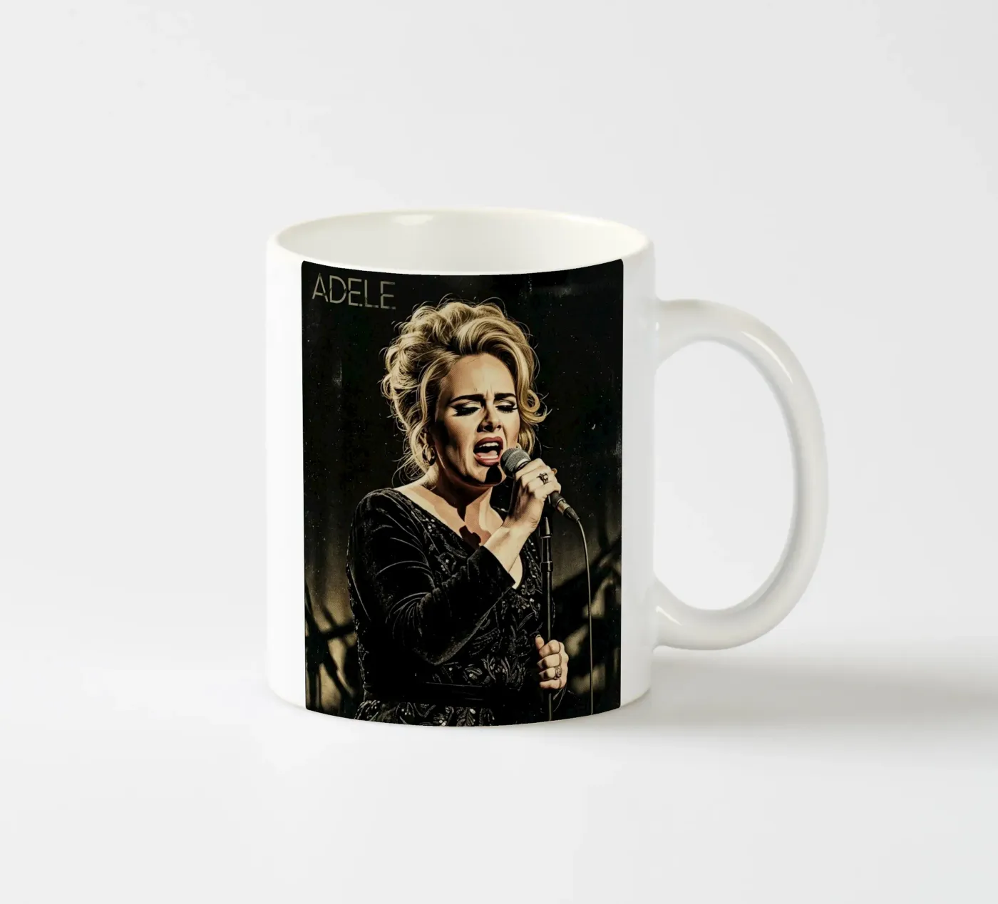 Adele show ceramic mug by Darah Juang