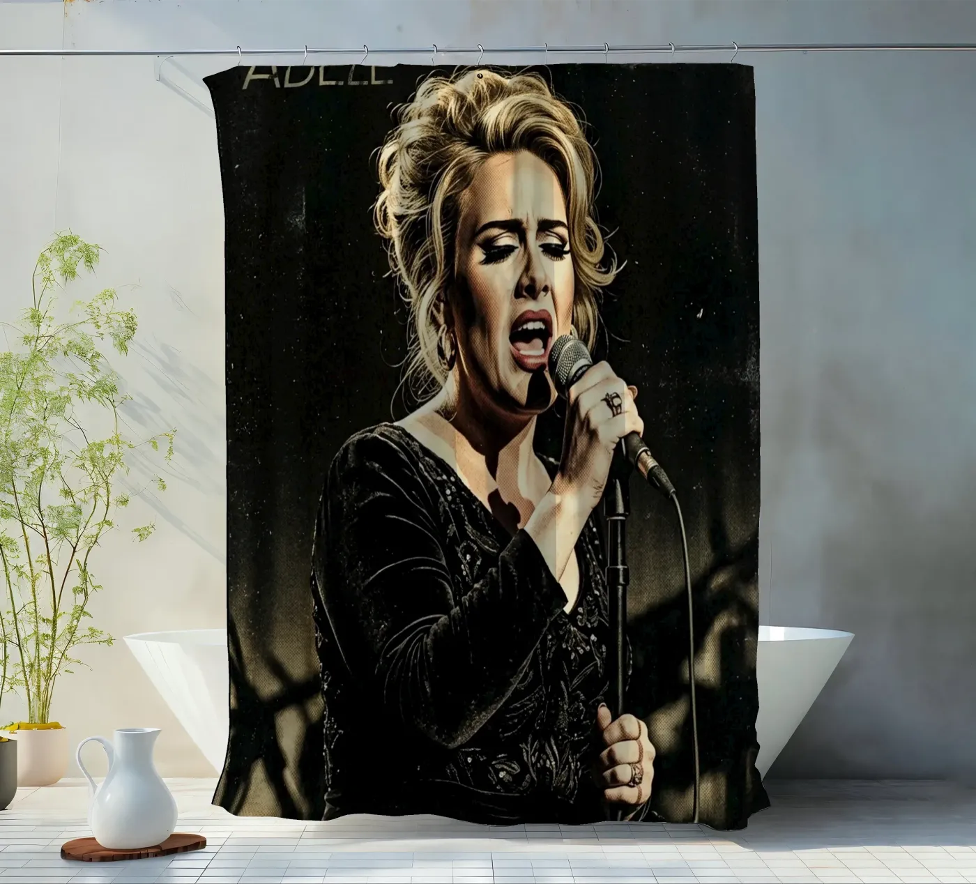 Adele-Konzert Duschvorhang von Darah Juang