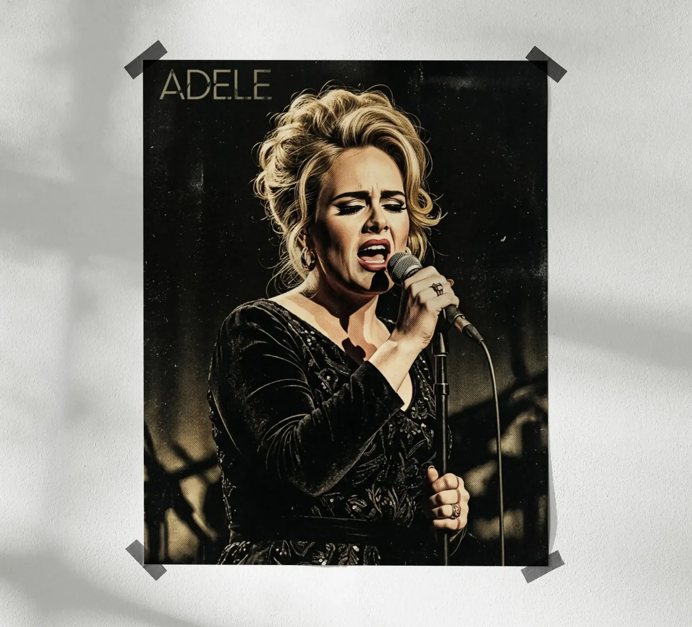 Concert d'Adele poster de Darah Juang
