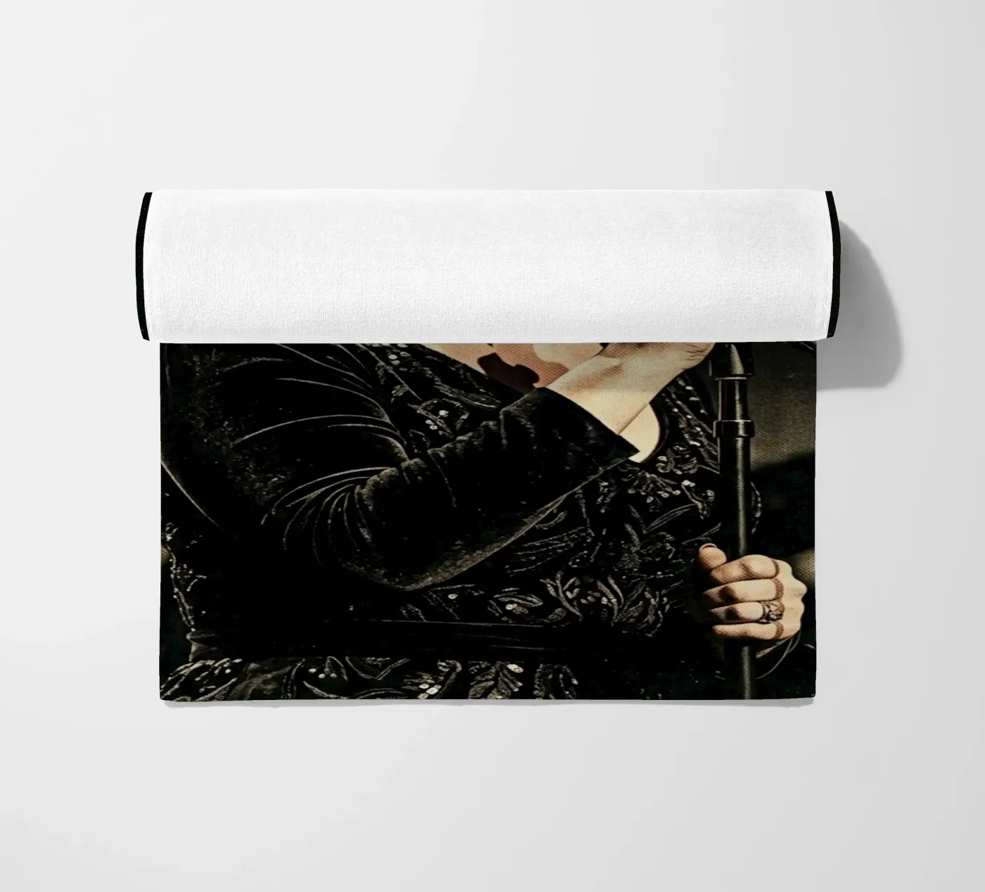 Adele show beach towel by Darah Juang