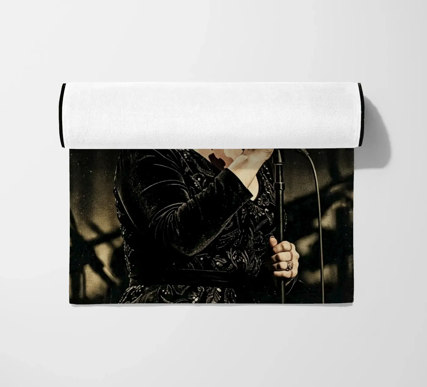 Adele show beach towel by Darah Juang