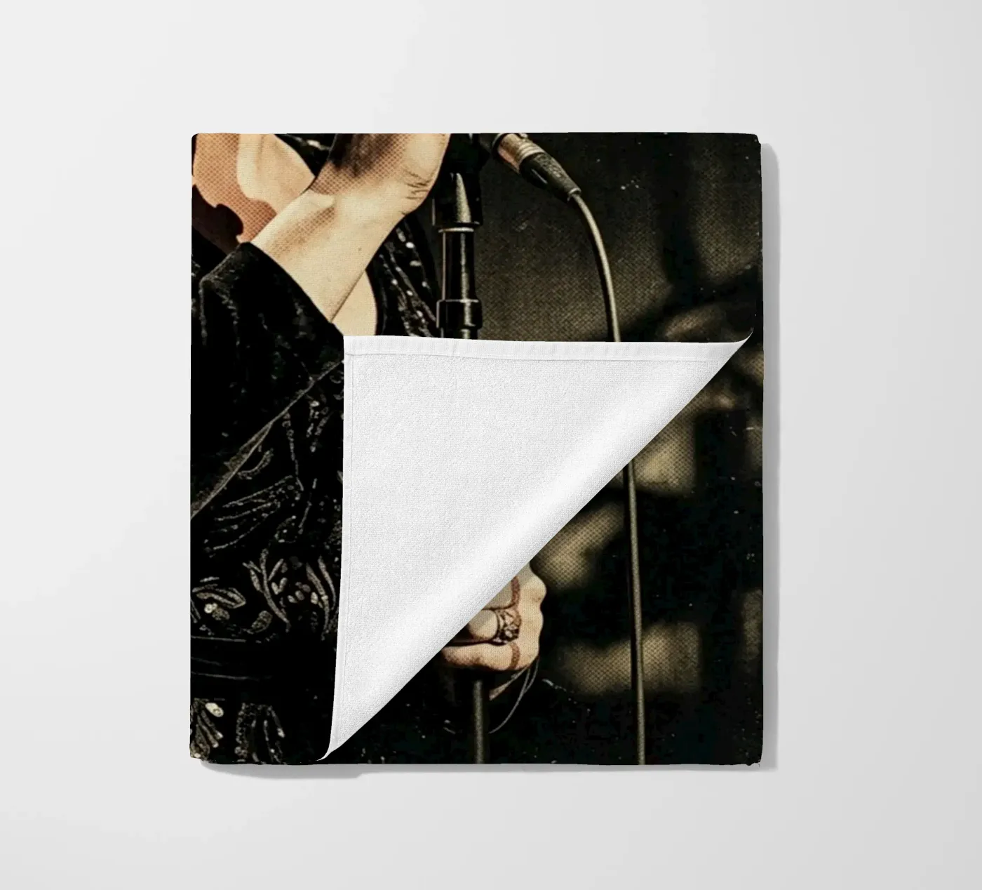 Adele show beach towel by Darah Juang