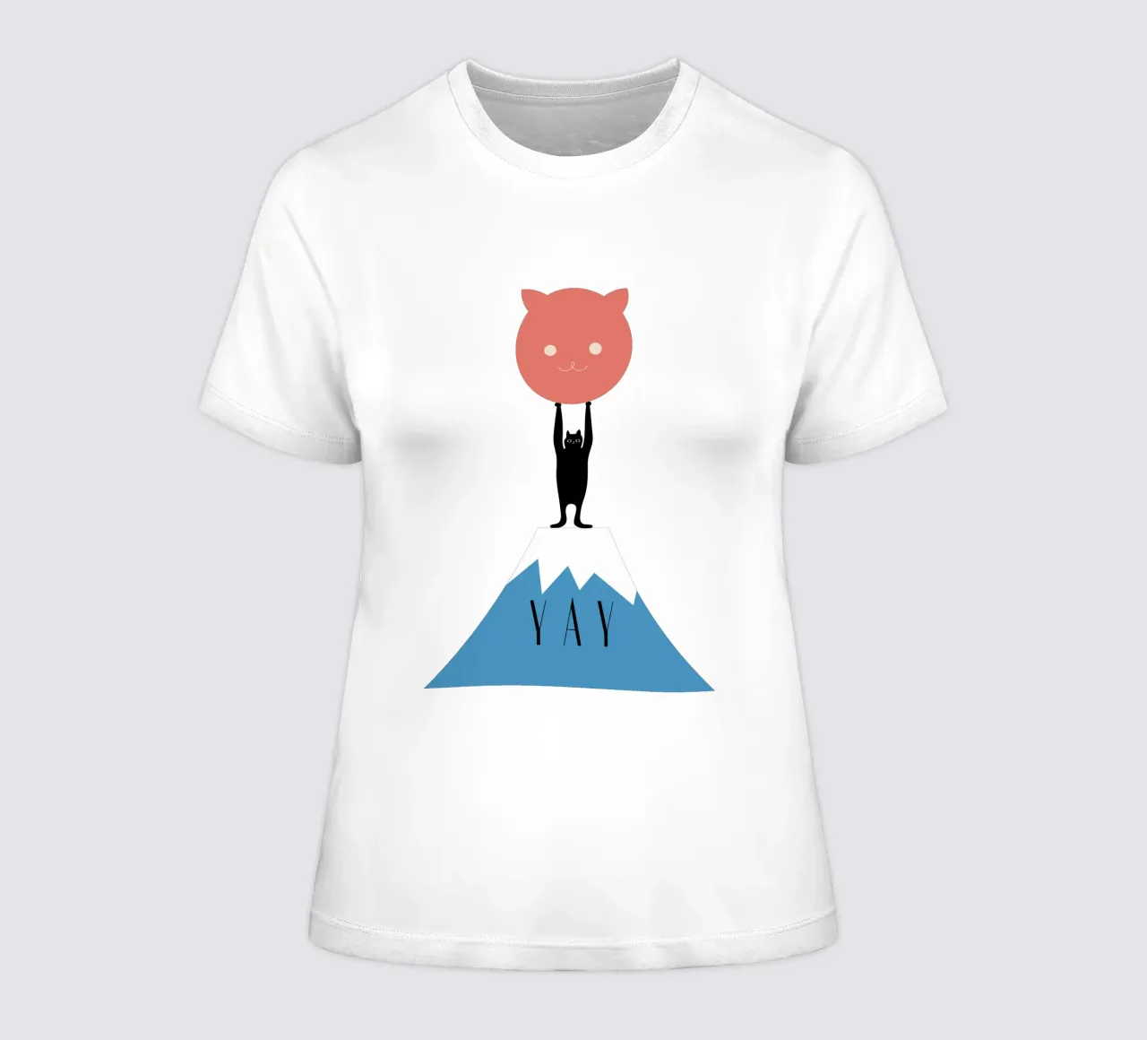 YAY - Powerful Cat Frauen T-Shirt von natural neutral