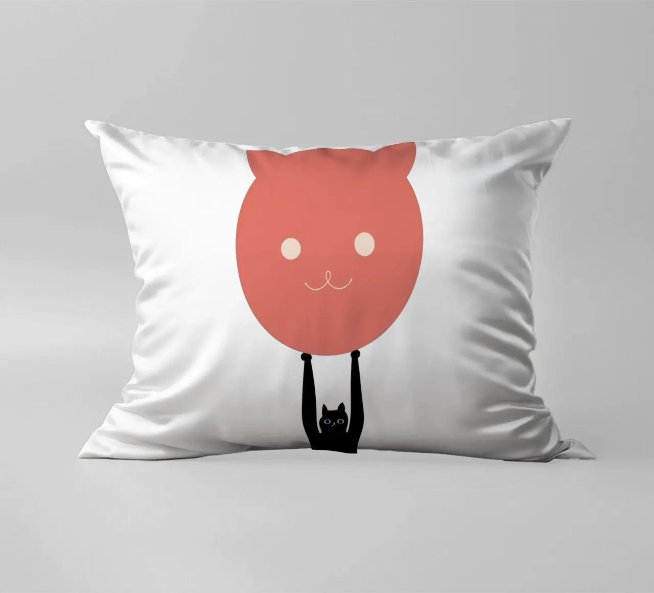 YAY - Powerful Cat decorative cushion by natural neutral