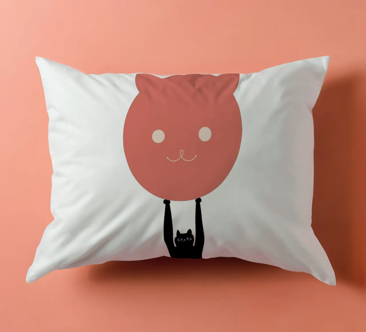 YAY - Powerful Cat decorative cushion by natural neutral