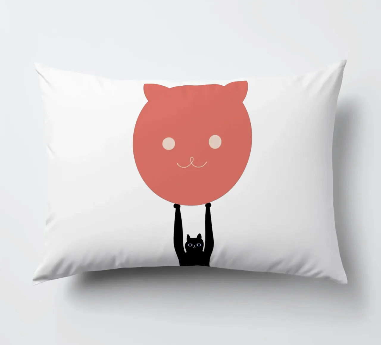 YAY - Powerful Cat decorative cushion by natural neutral