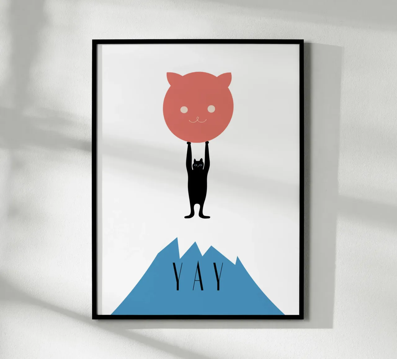 YAY - Powerful Cat Poster von natural neutral