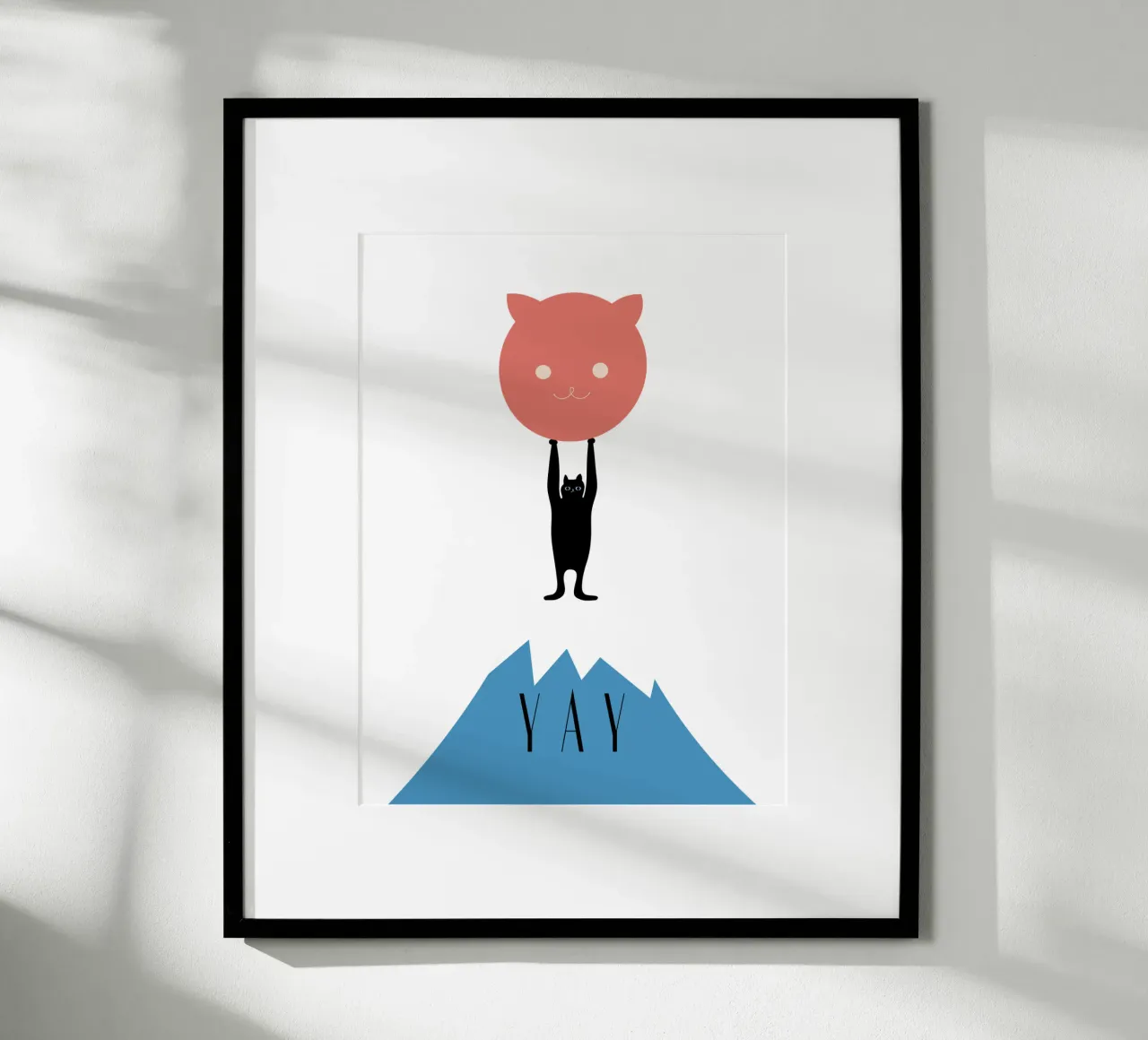 YAY - Powerful Cat Poster von natural neutral