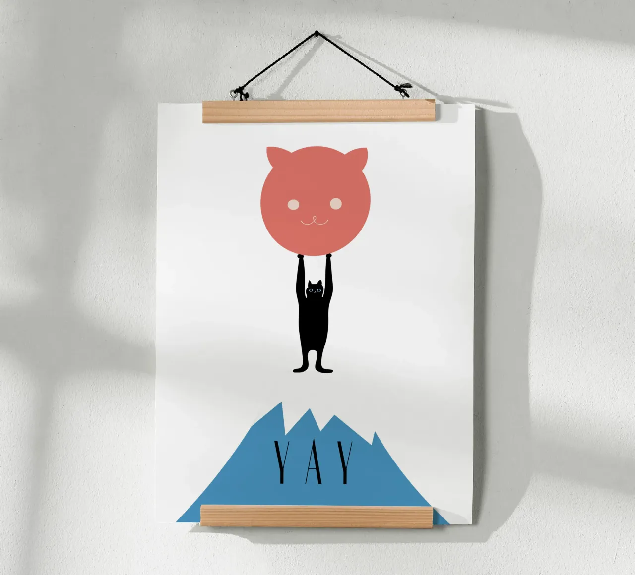 YAY - Powerful Cat Poster von natural neutral