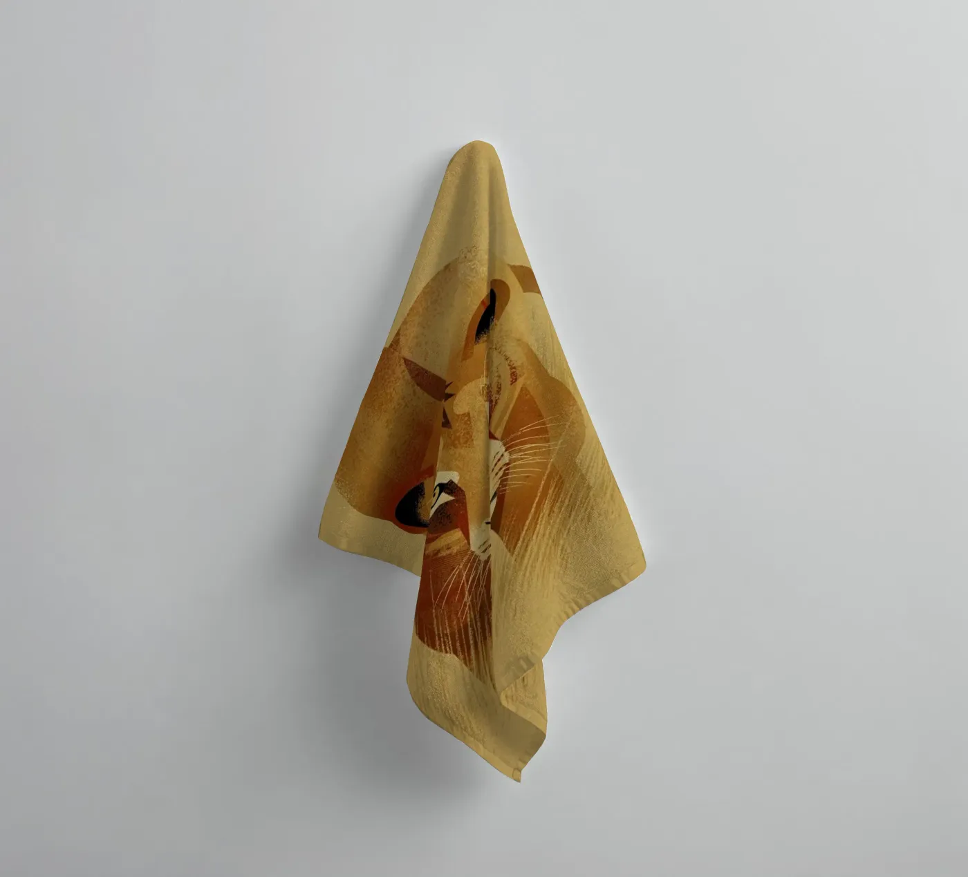 Lion towel by Dieter Braun