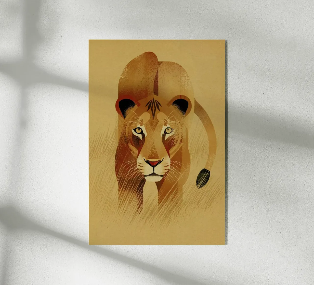 Lion plexiglass da Dieter Braun