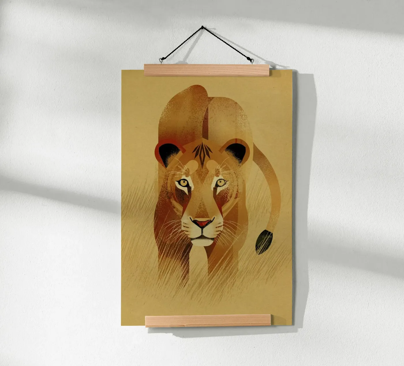 Lion poster van Dieter Braun
