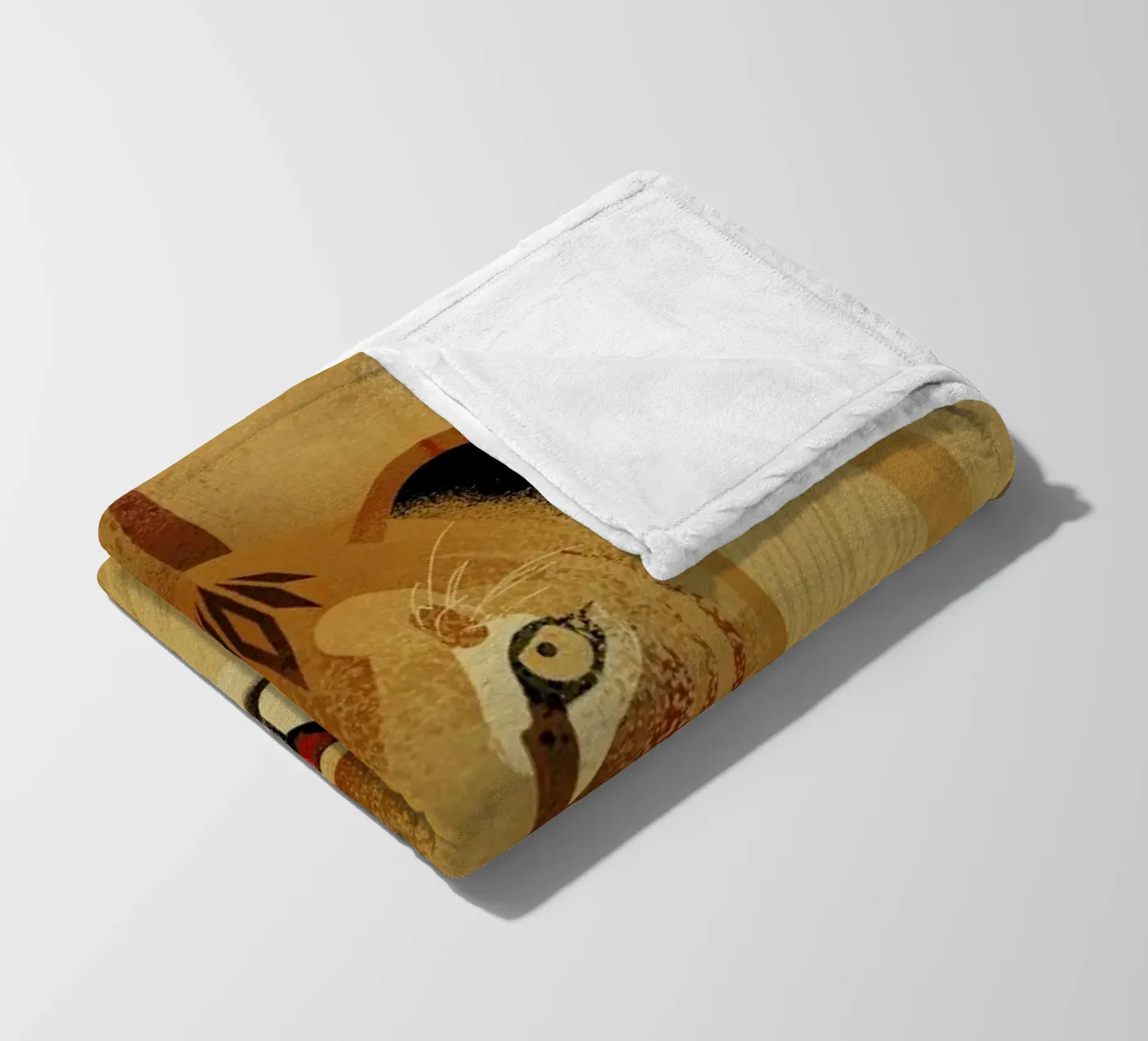 Lion Fleecedecke von Dieter Braun