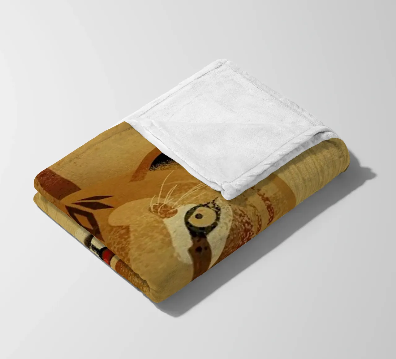 Lion Fleecedecke von Dieter Braun