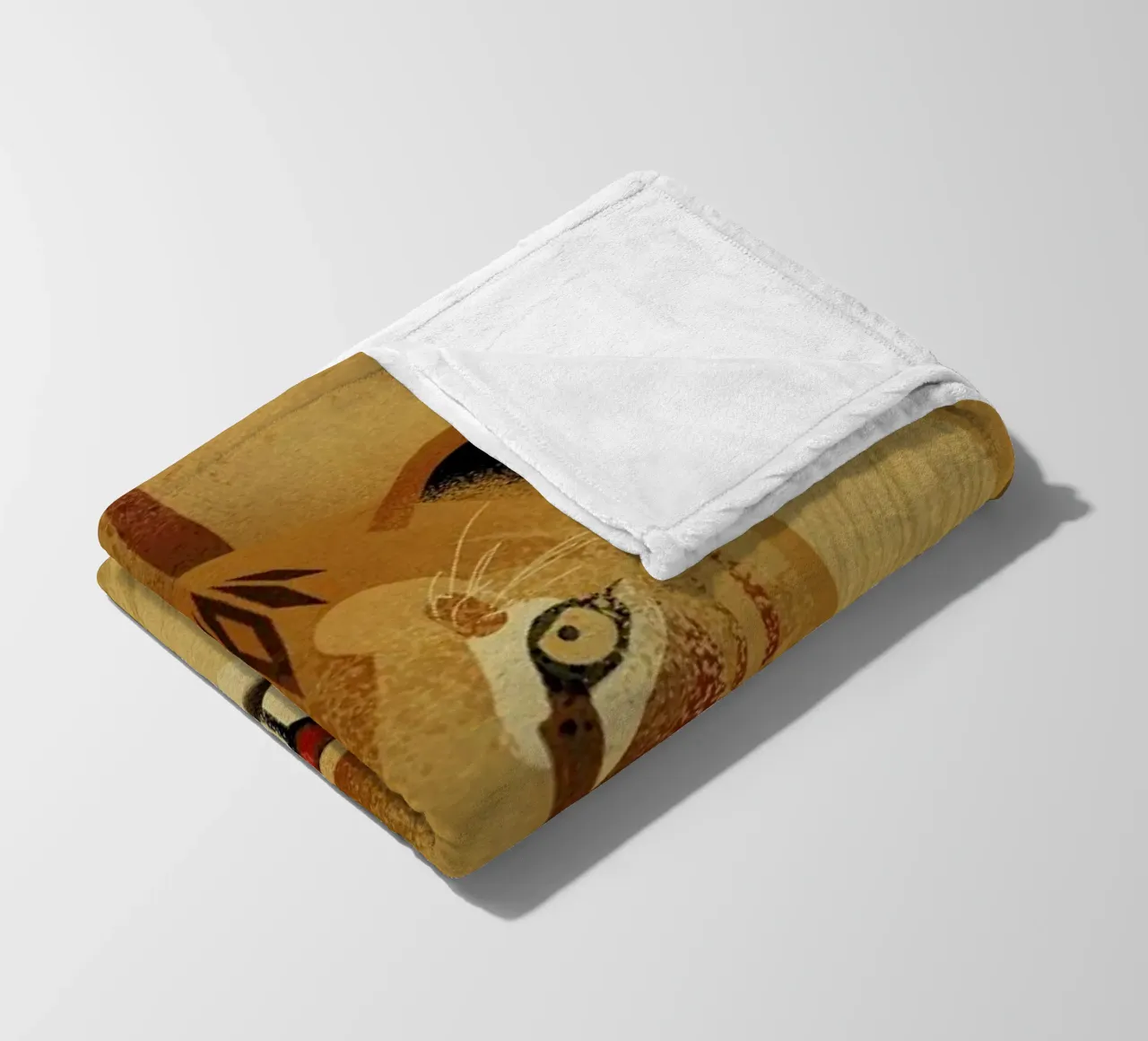 Lion Fleecedecke von Dieter Braun