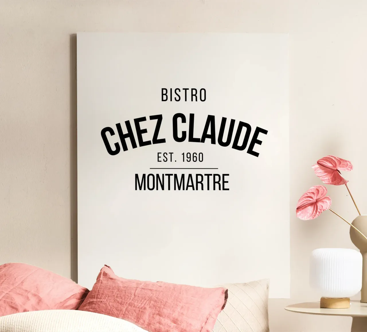 Chez Claude tela con Cornice a cassetta da Magdalena Martin Photography
