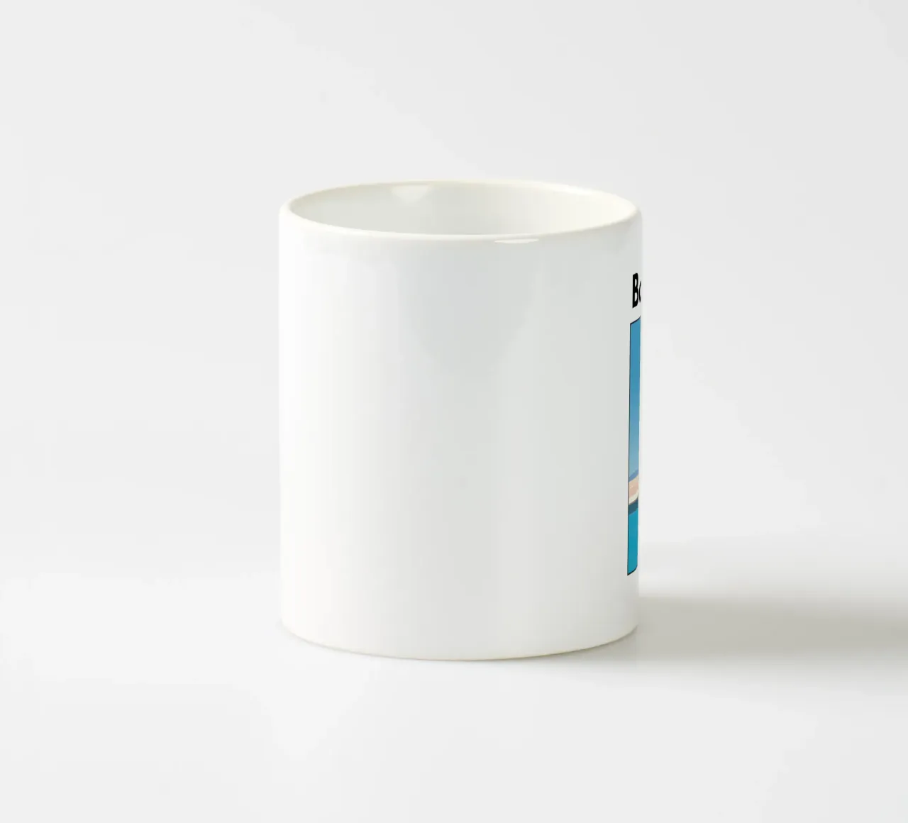 Bauhaus Architektur IX tazza in ceramica da Nikis Art Studio