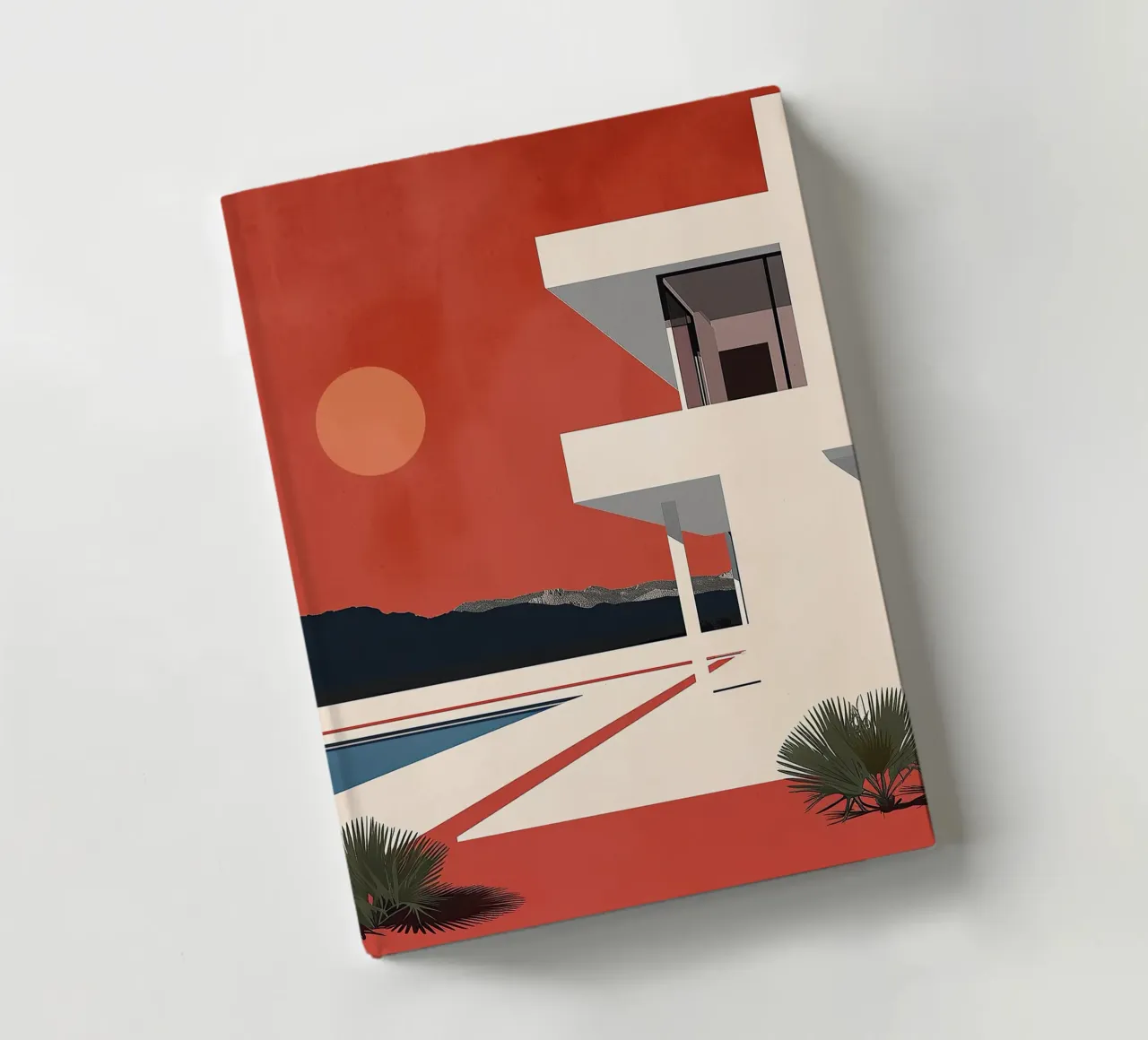 Bauhaus Architecture XI notebook by Nikis Art Studio