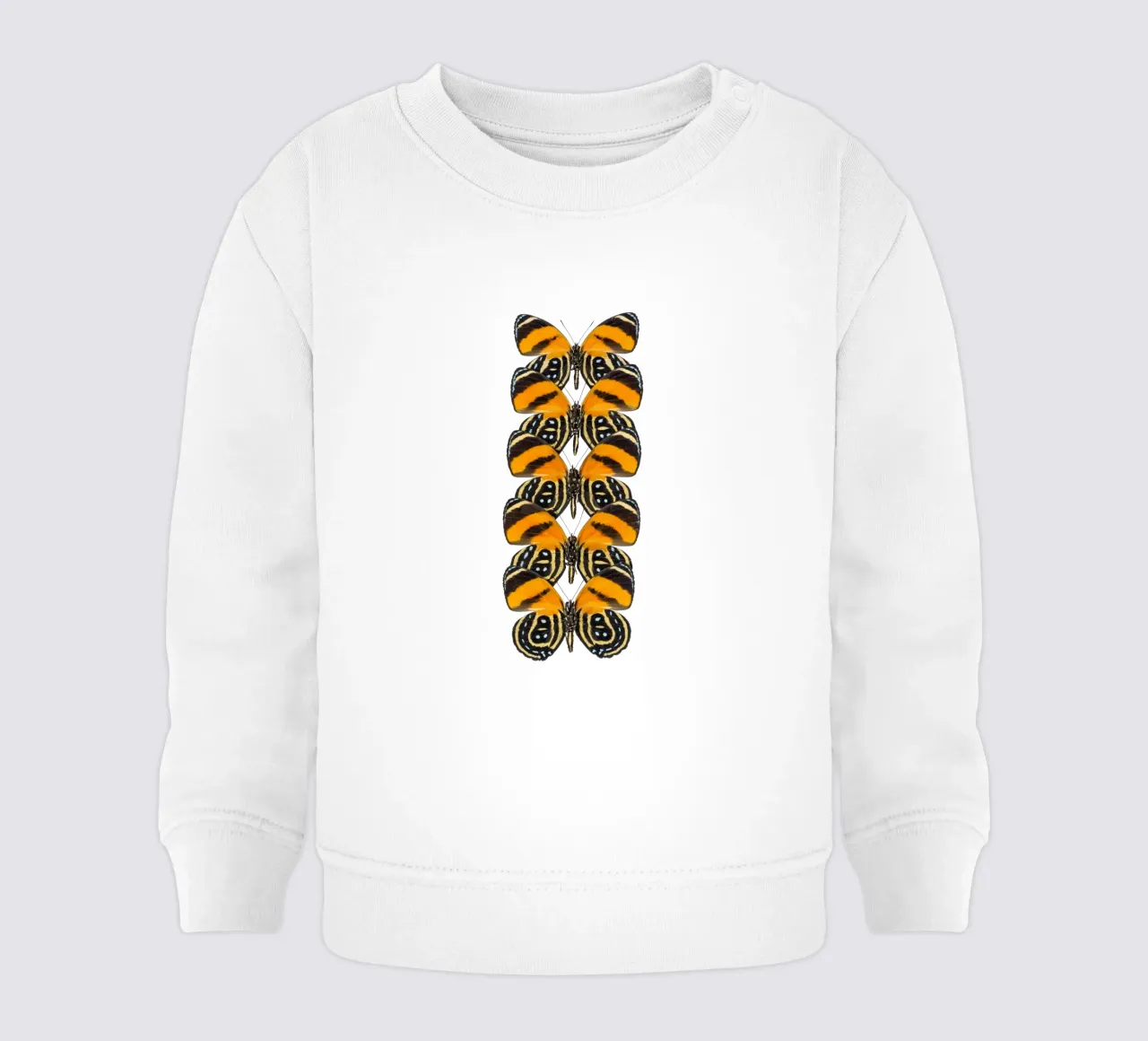 Farfalle in fila felpa neonato da Curious Collections by Marielle Leenders