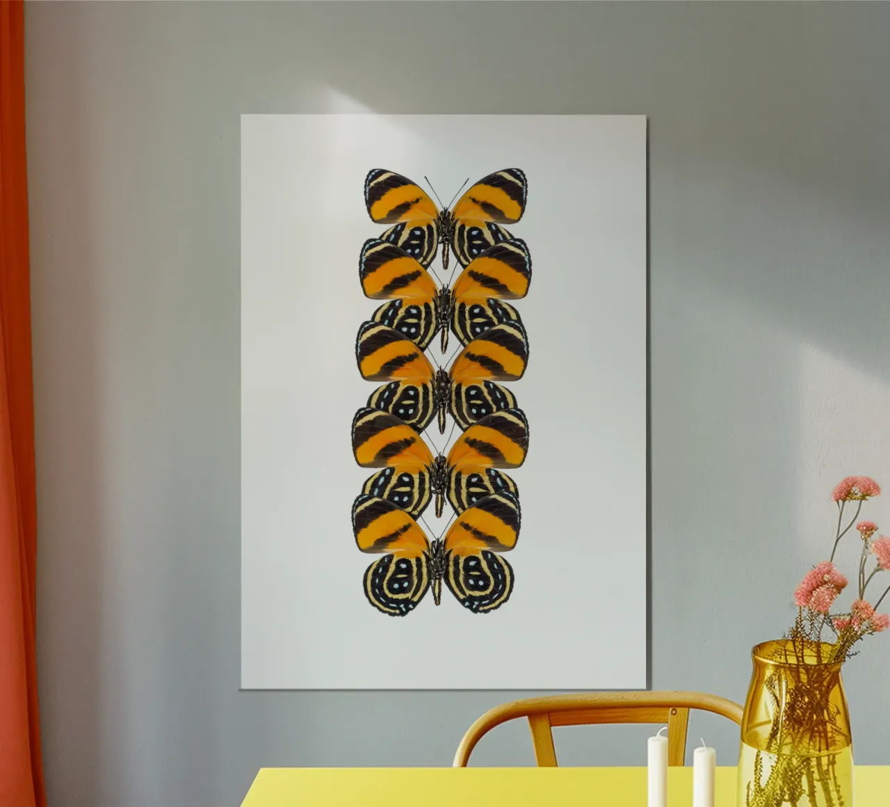 Farfalle in fila poster da Curious Collections by Marielle Leenders