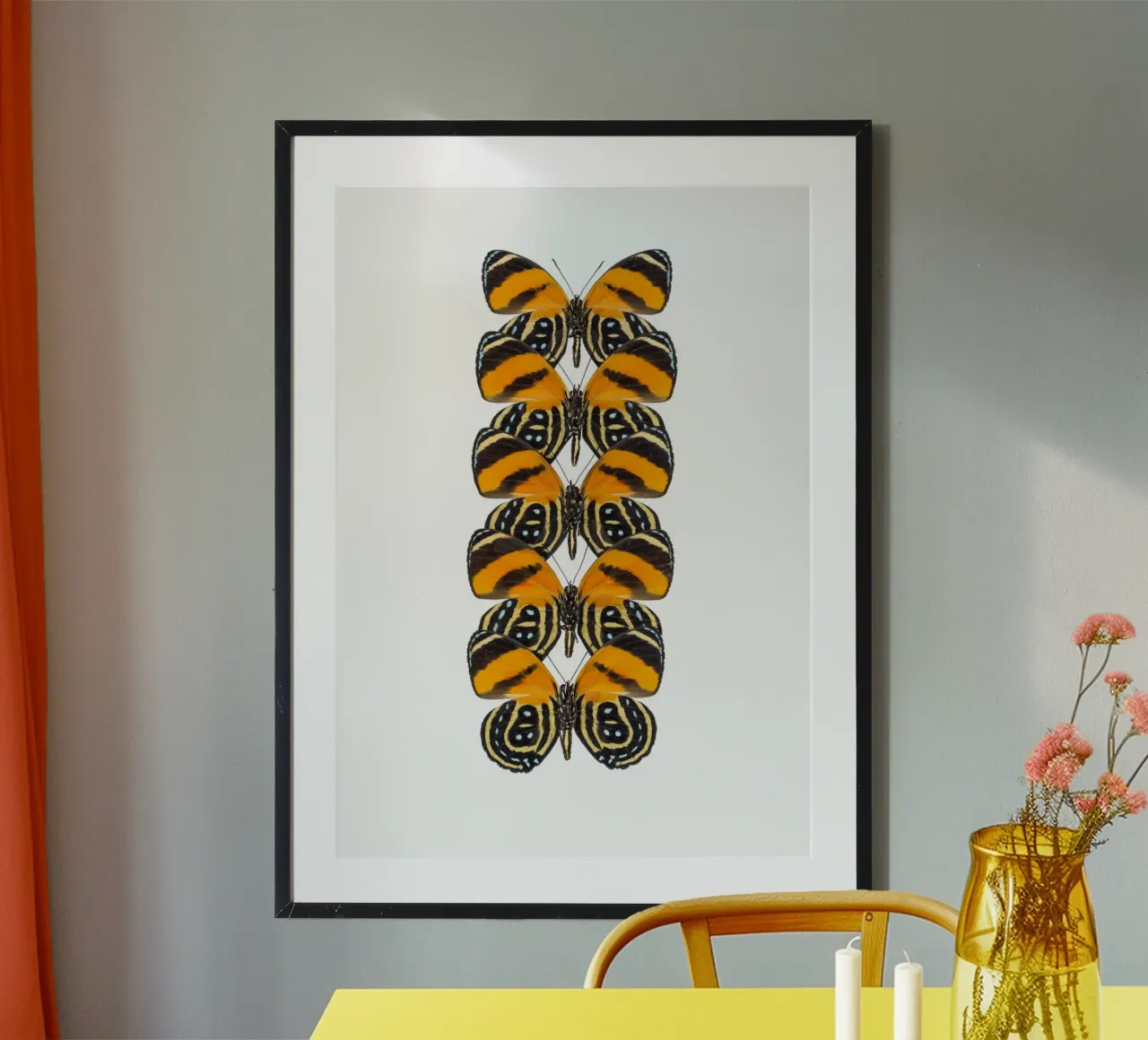 Farfalle in fila poster da Curious Collections by Marielle Leenders