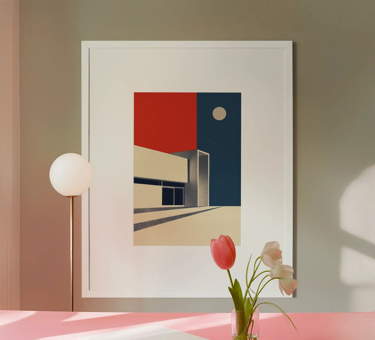 Bauhaus Architektur XII poster de Nikis Art Studio
