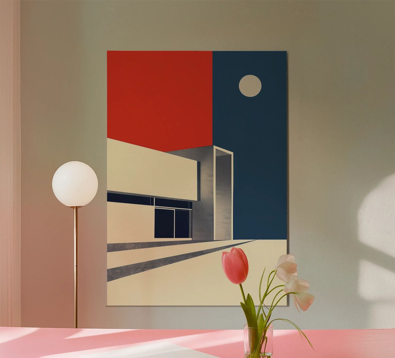 Bauhaus Architektur XII poster de Nikis Art Studio