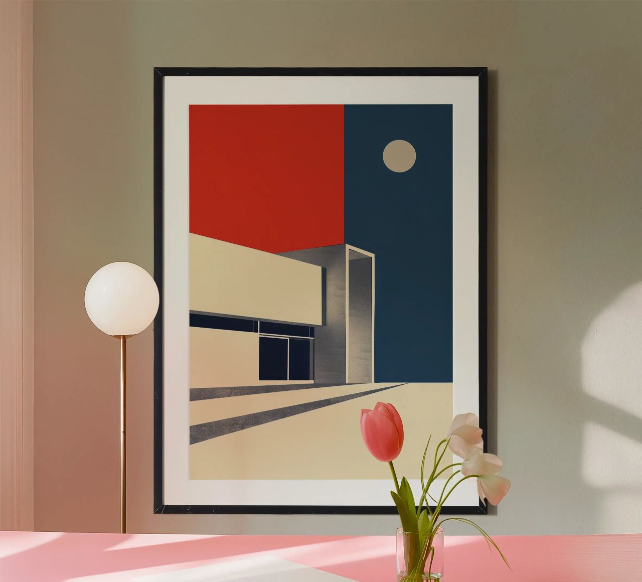 Bauhaus Architektur XII poster de Nikis Art Studio