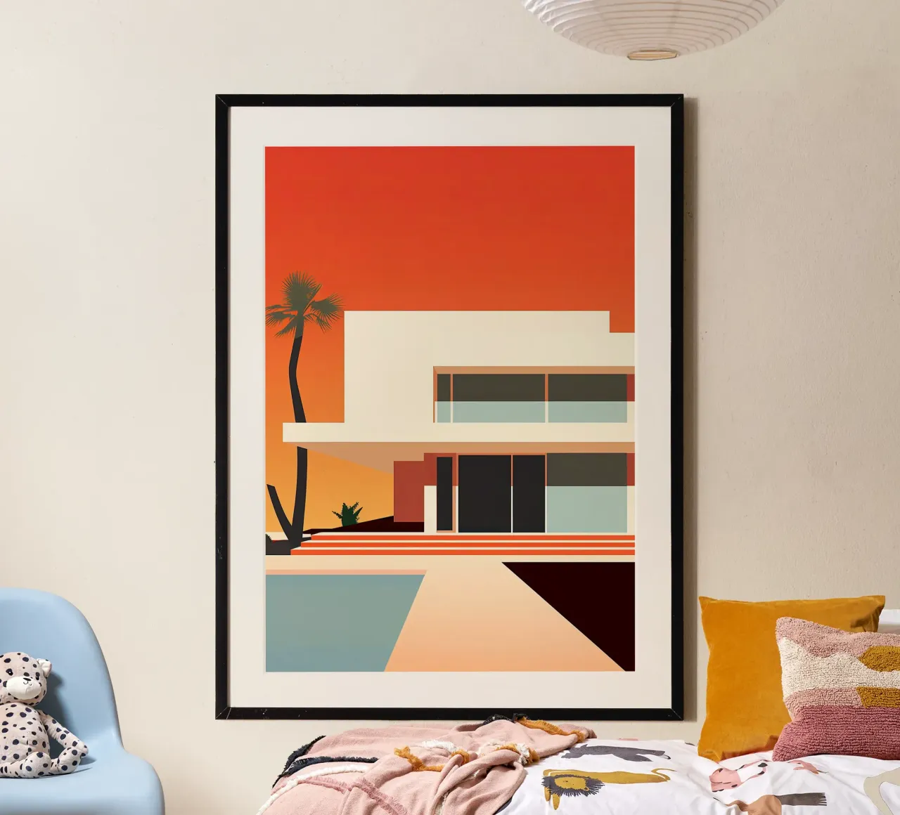 Bauhaus Architektur XIV poster by Nikis Art Studio
