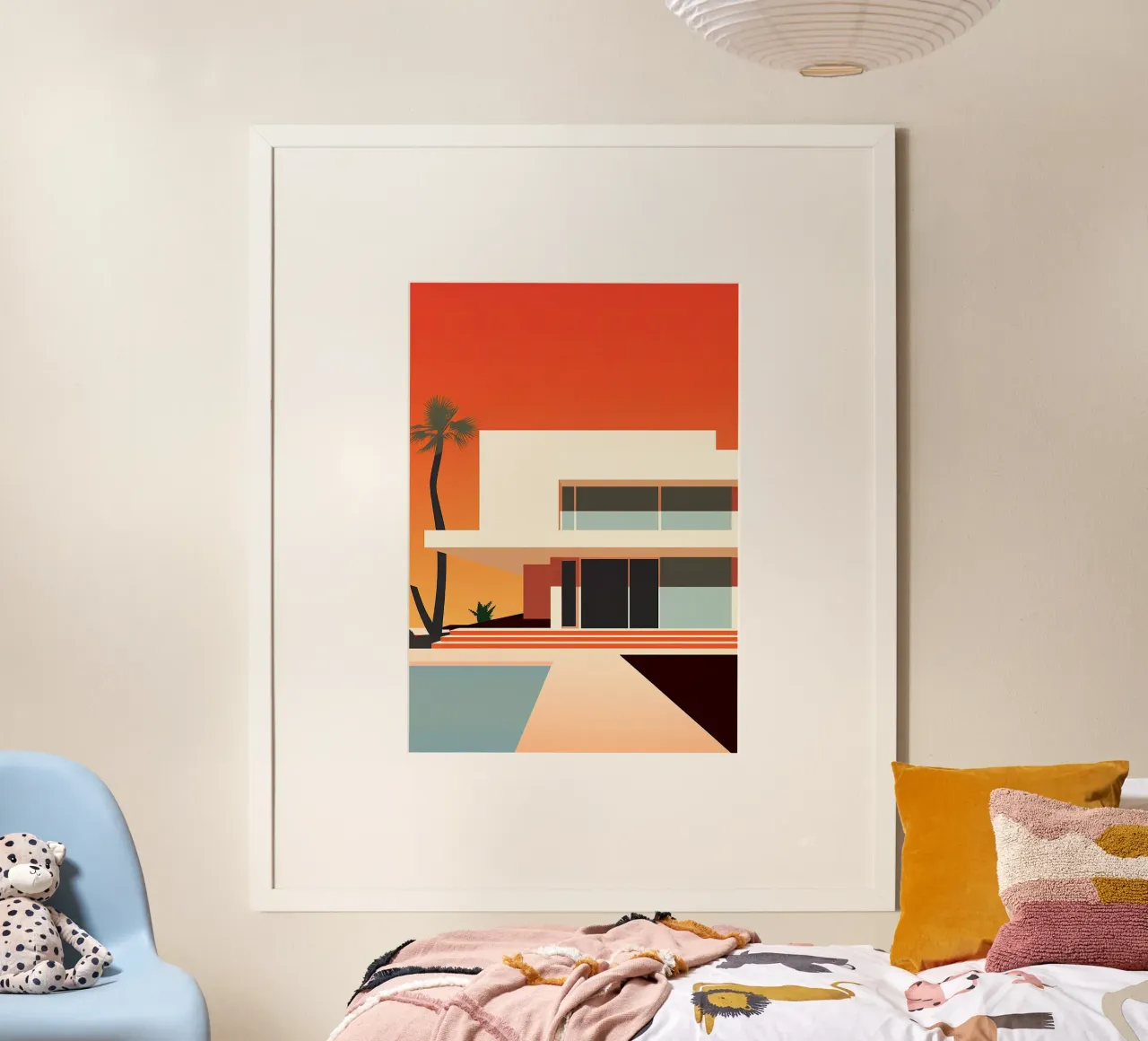 Bauhaus Architektur XIV poster by Nikis Art Studio