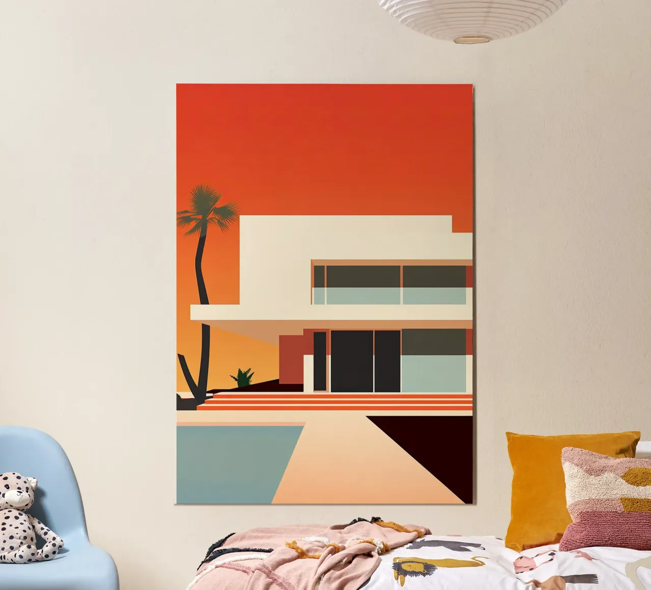 Bauhaus Architektur XIV poster by Nikis Art Studio