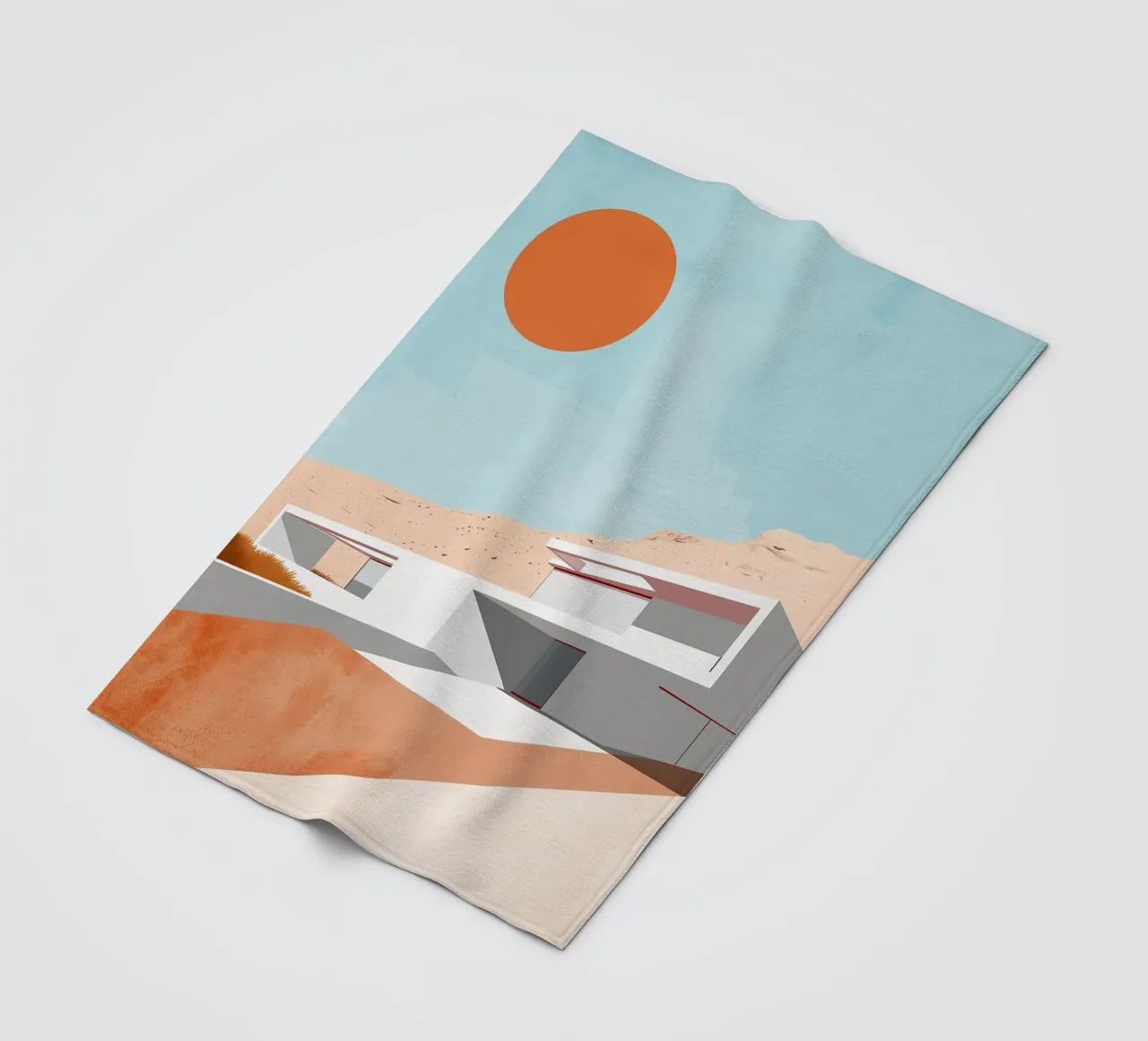 Bauhaus Architektur XV coperta in pile da Nikis Art Studio