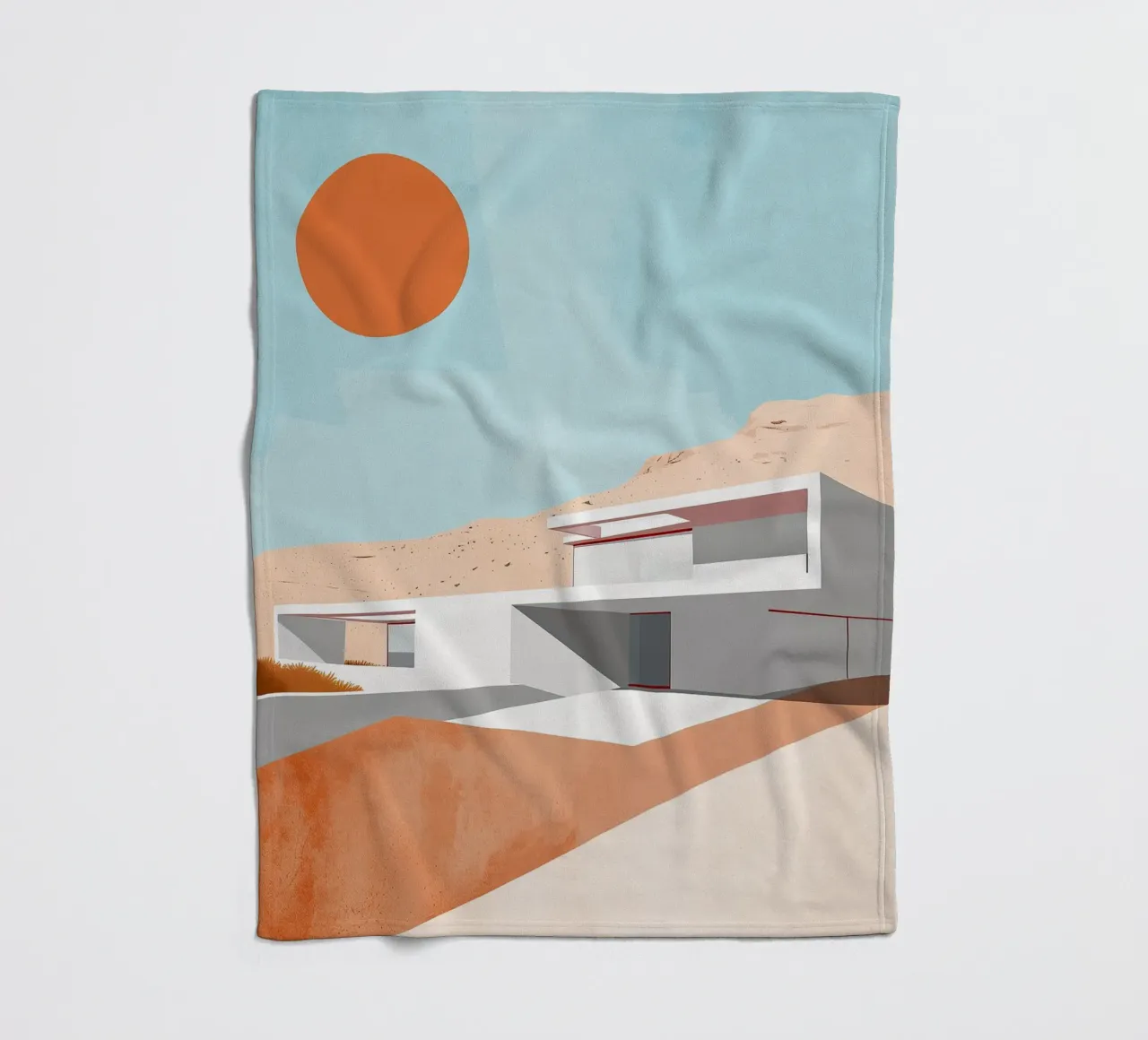 Bauhaus Architektur XV coperta in pile da Nikis Art Studio