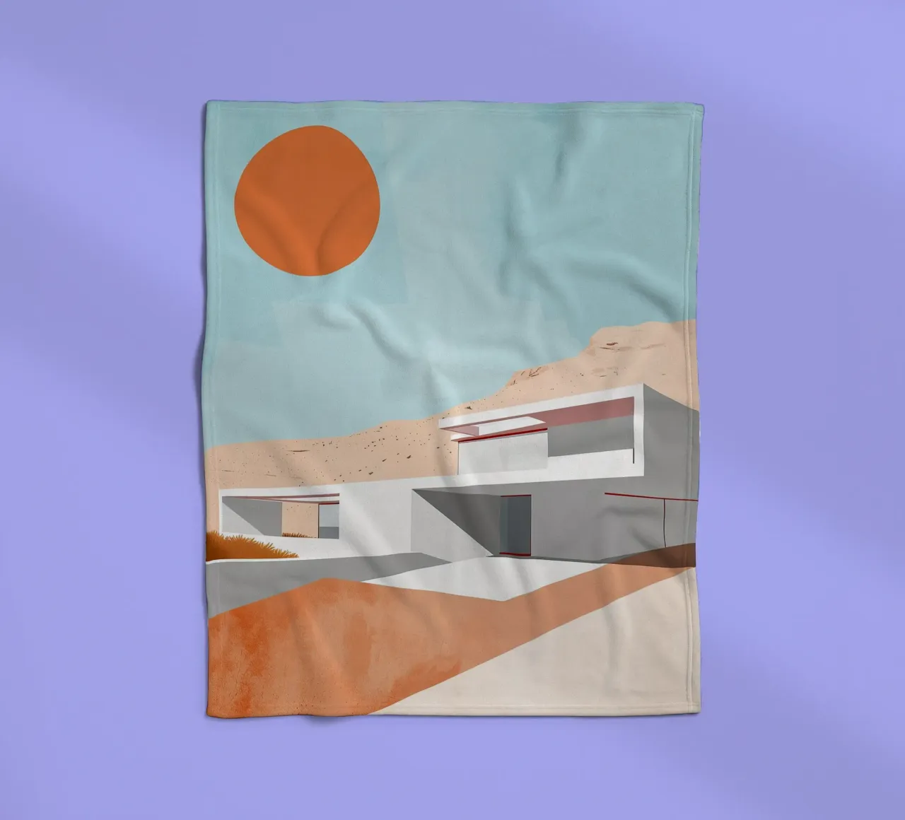 Bauhaus Architektur XV coperta in pile da Nikis Art Studio