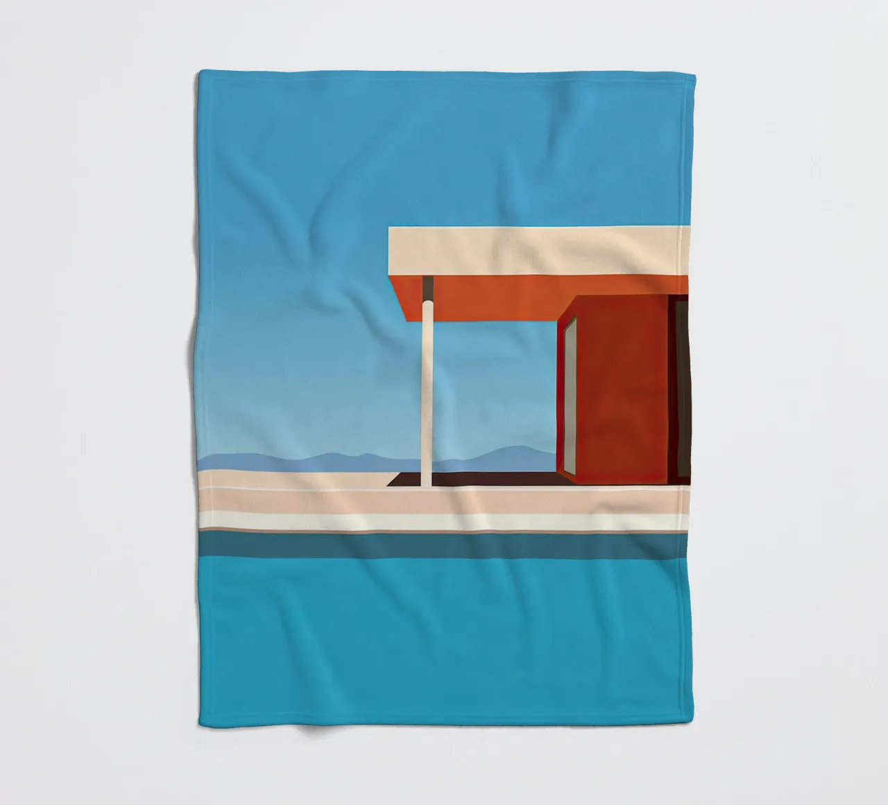Bauhaus Architektur XIX coperta in pile da Nikis Art Studio