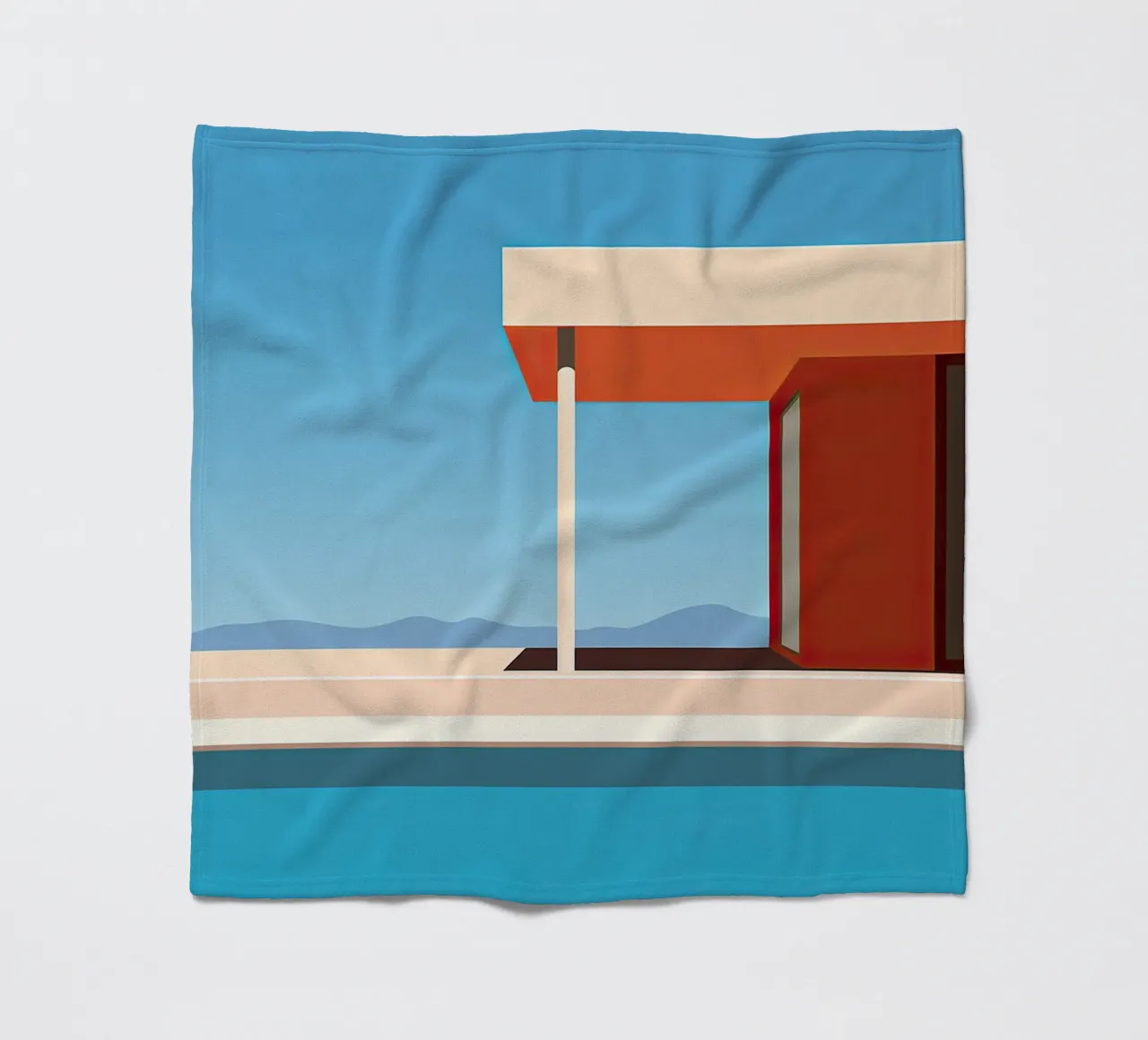 Bauhaus Architektur XIX coperta in pile da Nikis Art Studio