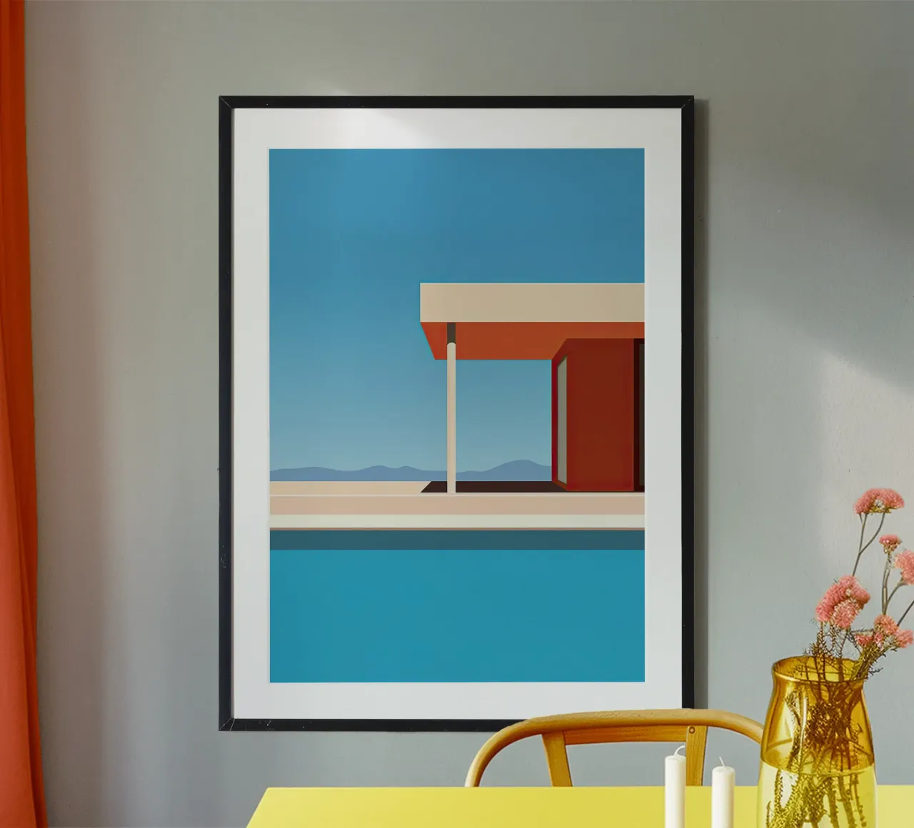 Bauhaus Architektur XIX poster by Nikis Art Studio