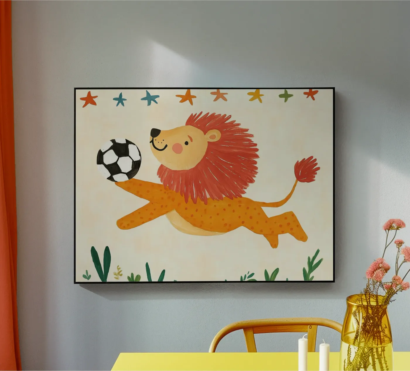Soccer Lion plexiglass da Kiki