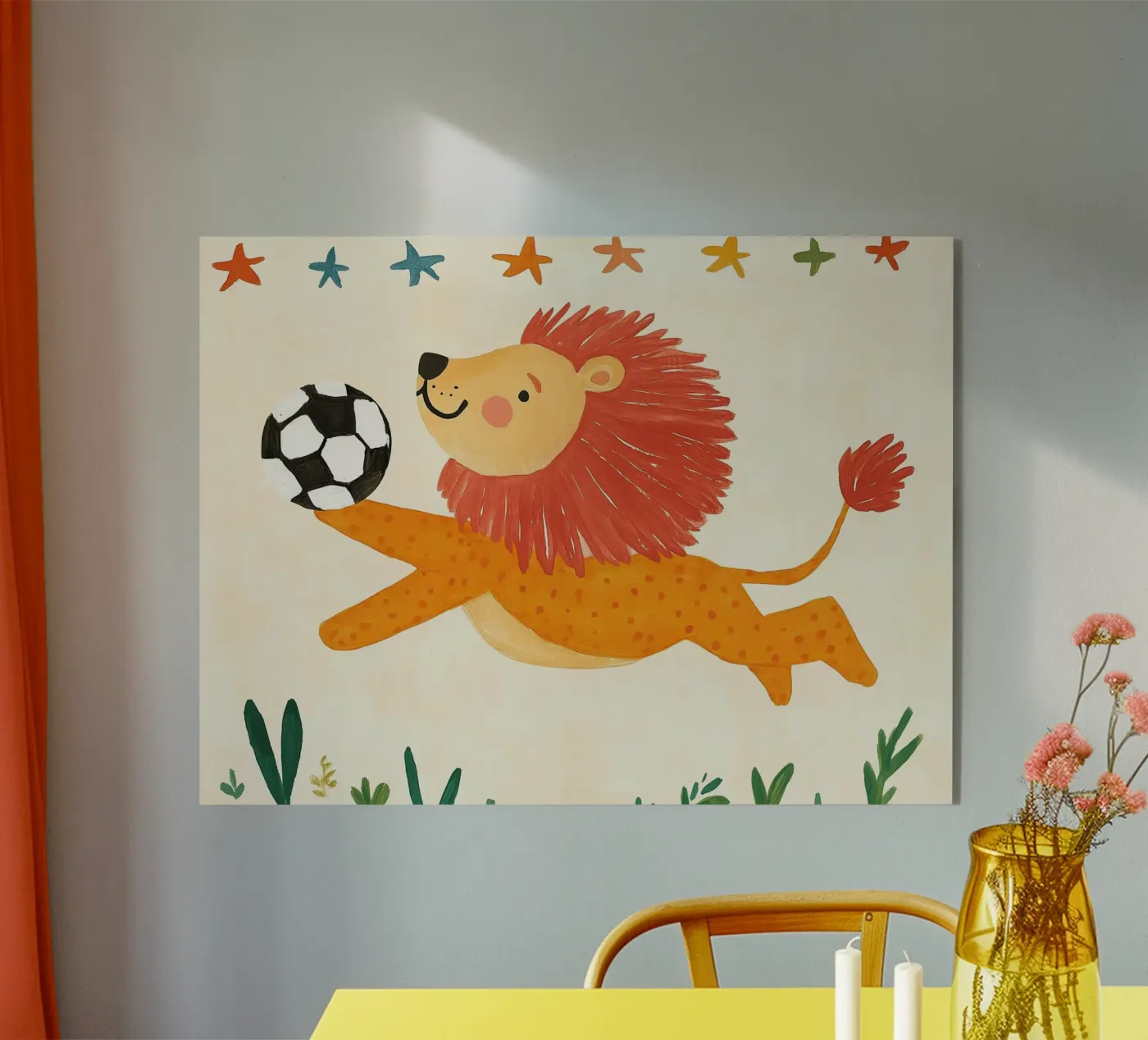 Soccer Lion plexiglass da Kiki