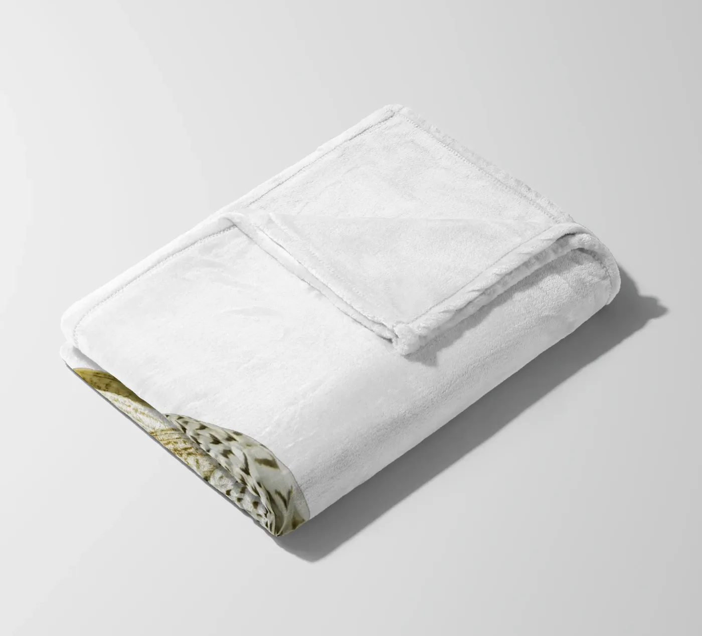 White Buzzard fleece blanket by Curious Collections by Marielle Leenders