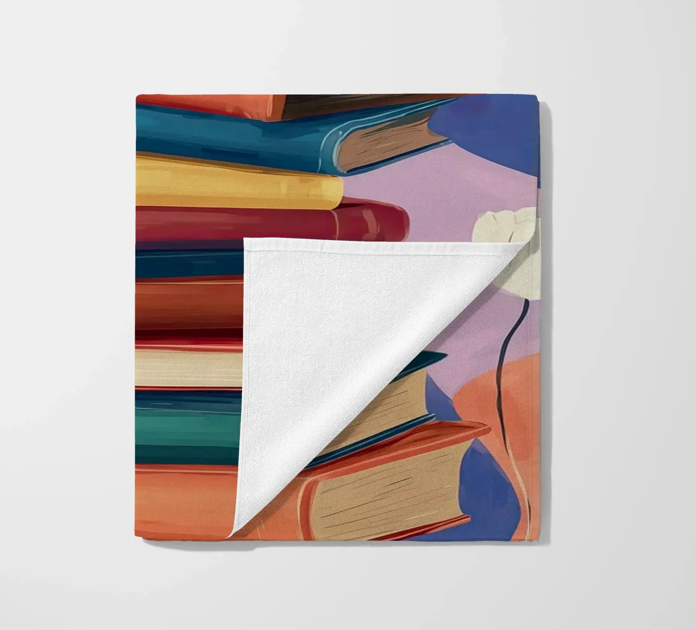Colorful Book Stack telo mare da Freya