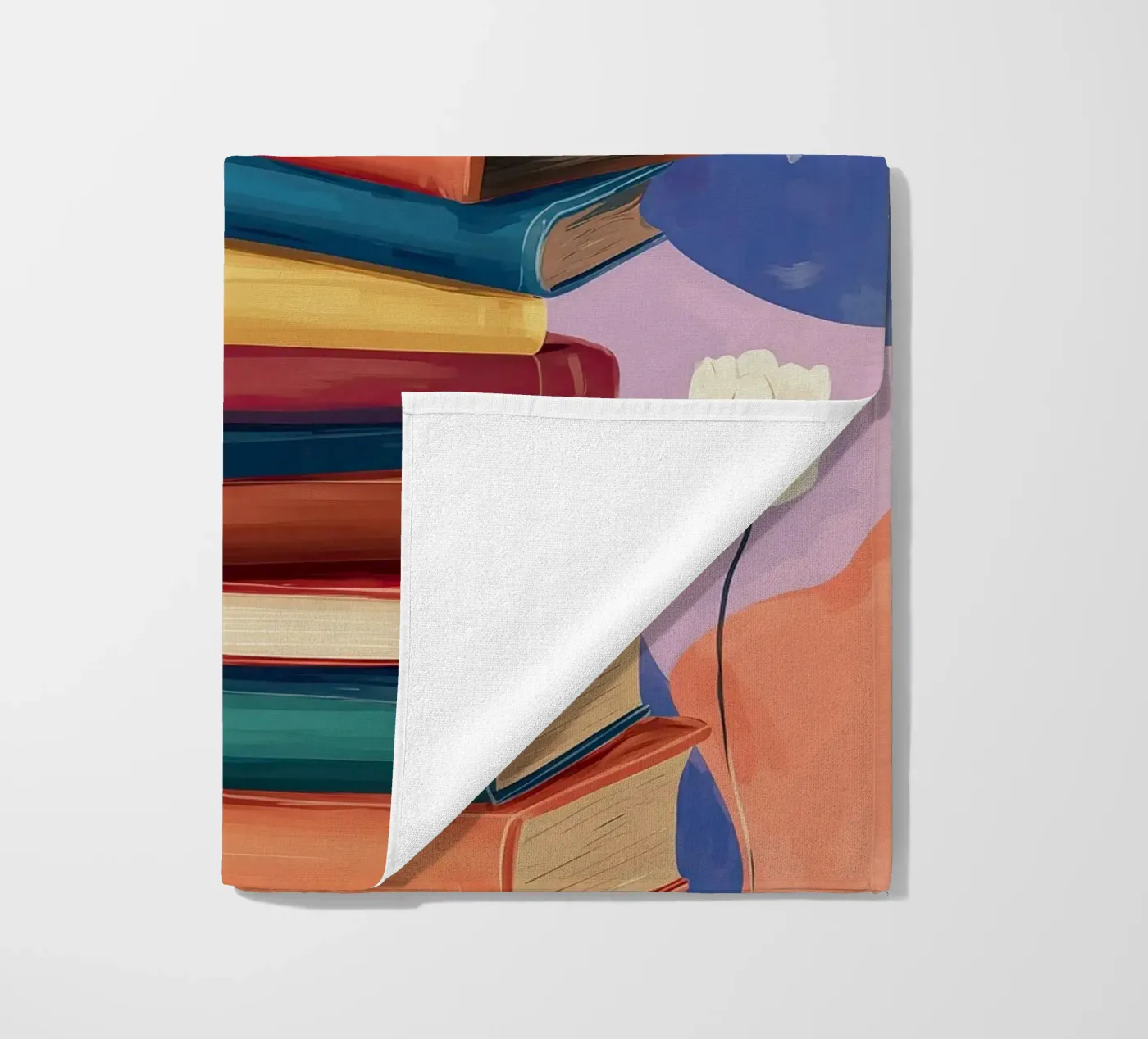 Colorful Book Stack telo mare da Freya