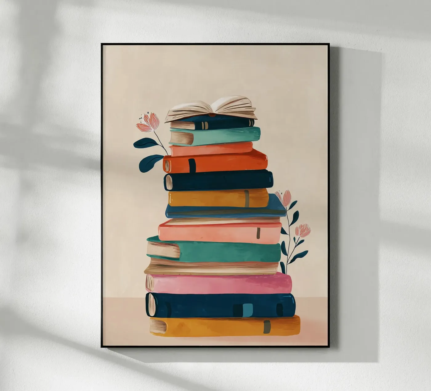 Colorful Book Stack plexiglass da Freya
