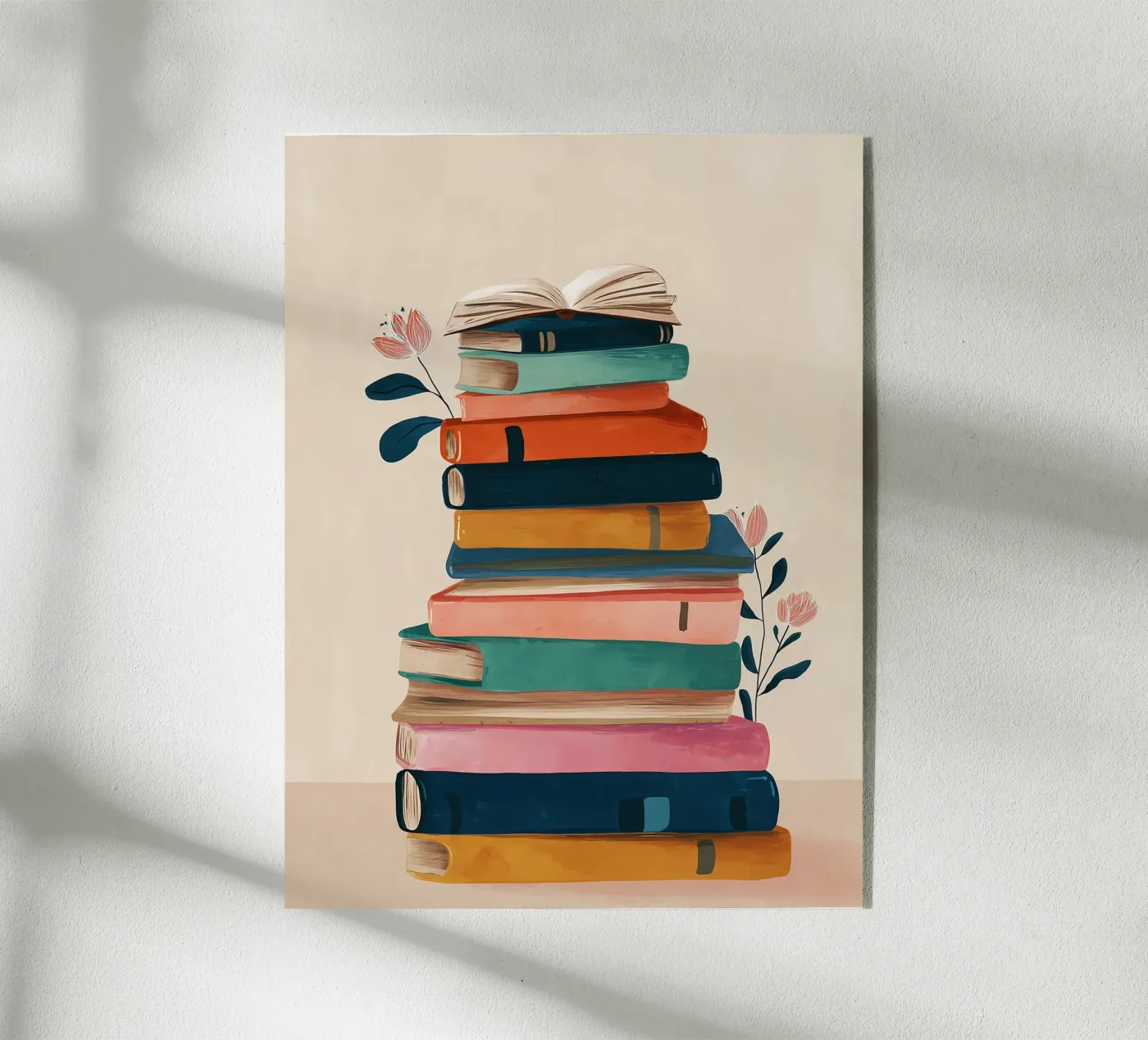 Colorful Book Stack plexiglass da Freya