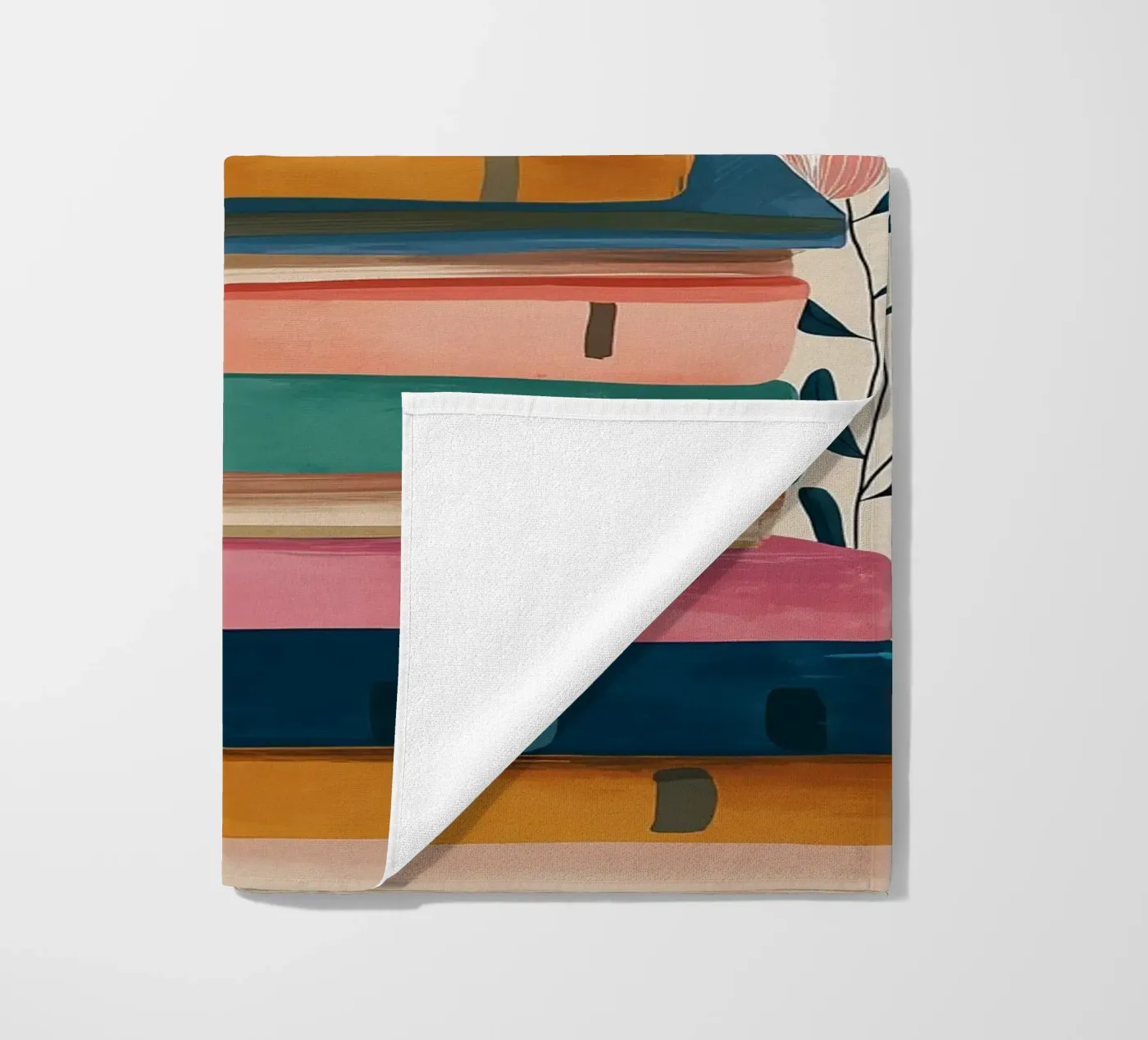 Colorful Book Stack telo mare da Freya