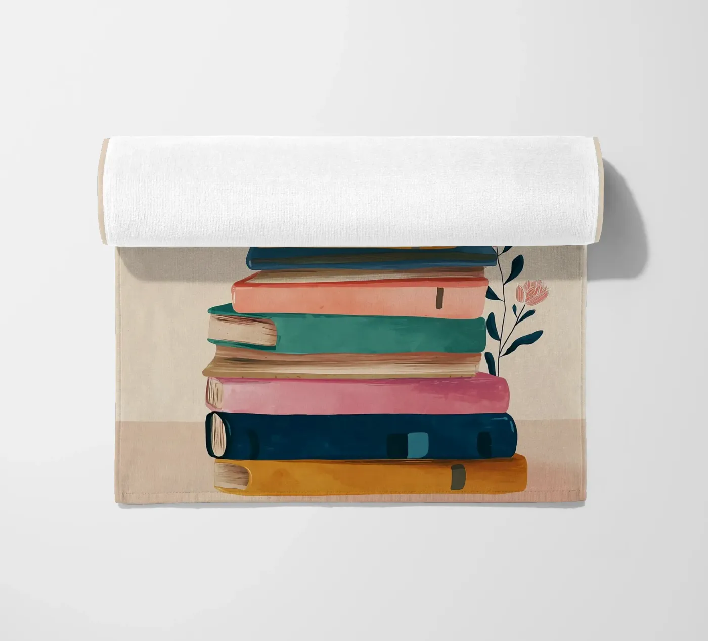 Colorful Book Stack telo mare da Freya