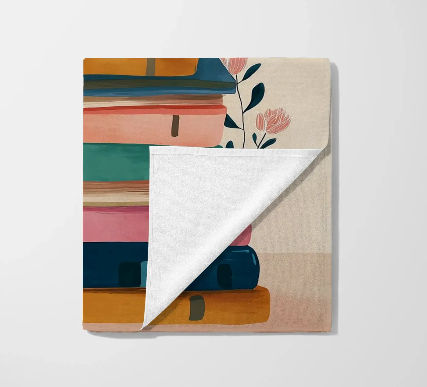 Colorful Book Stack telo mare da Freya