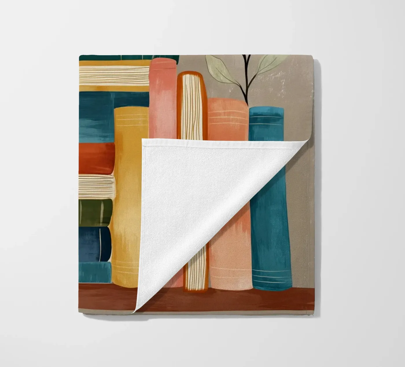 Botanical Bookshelf Stack telo mare da Freya