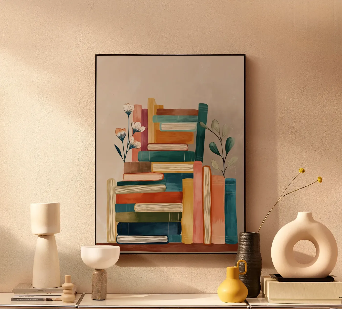 Botanical Bookshelf Stack plexiglass da Freya